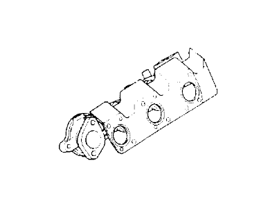 New OEM Genuine Plymouth, Left Exhaust Manifold Gasket - Part # MR404181