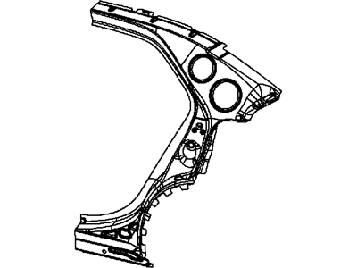 Reinforcement Body Side Aperture Rear Inner