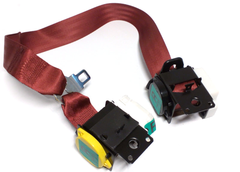New OEM 1997-2000 Corvette ZO6 Passenger Seat Belt Firethorn Red, Part # 88894738
