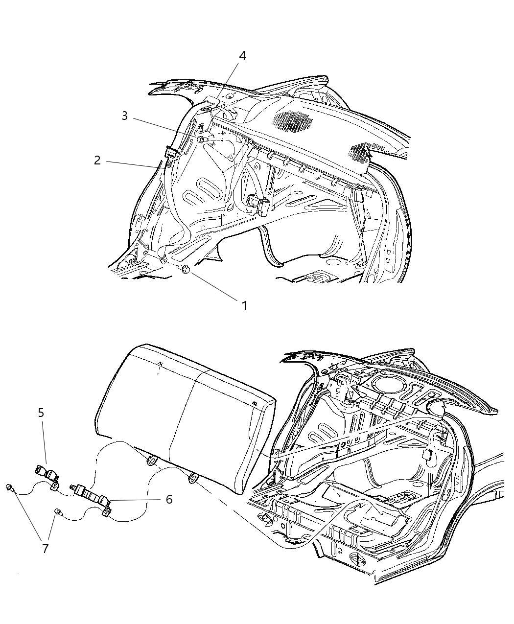 Seat Belt Rear Outer
