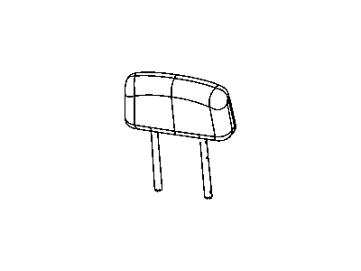 New 2009-2011 Fits Chrysler 1500 Headrest-Rear - Part # 1NQ89DK2AA