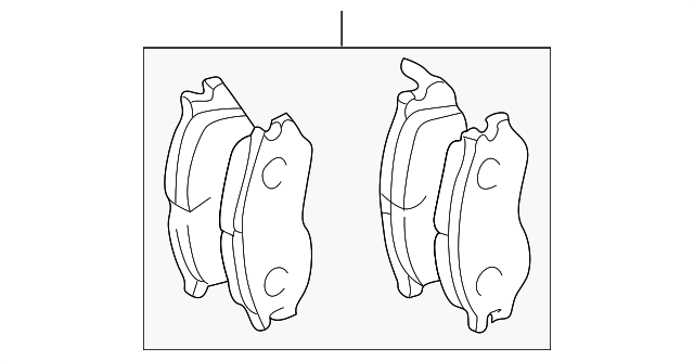 Disc Brake Pad Set Front