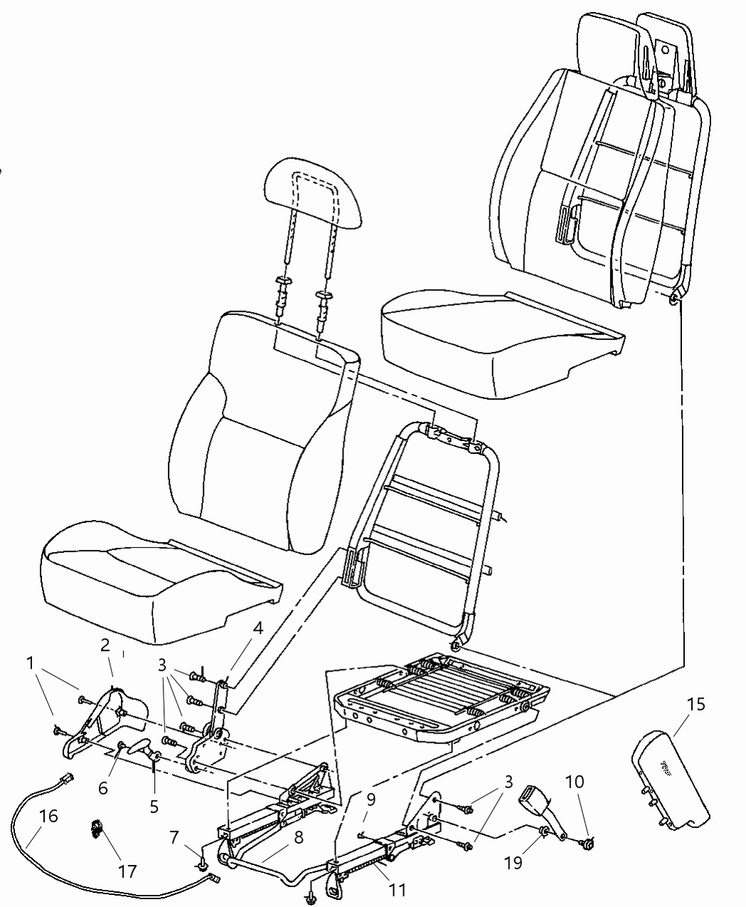 Towel Bar Seat Adjuster Handle