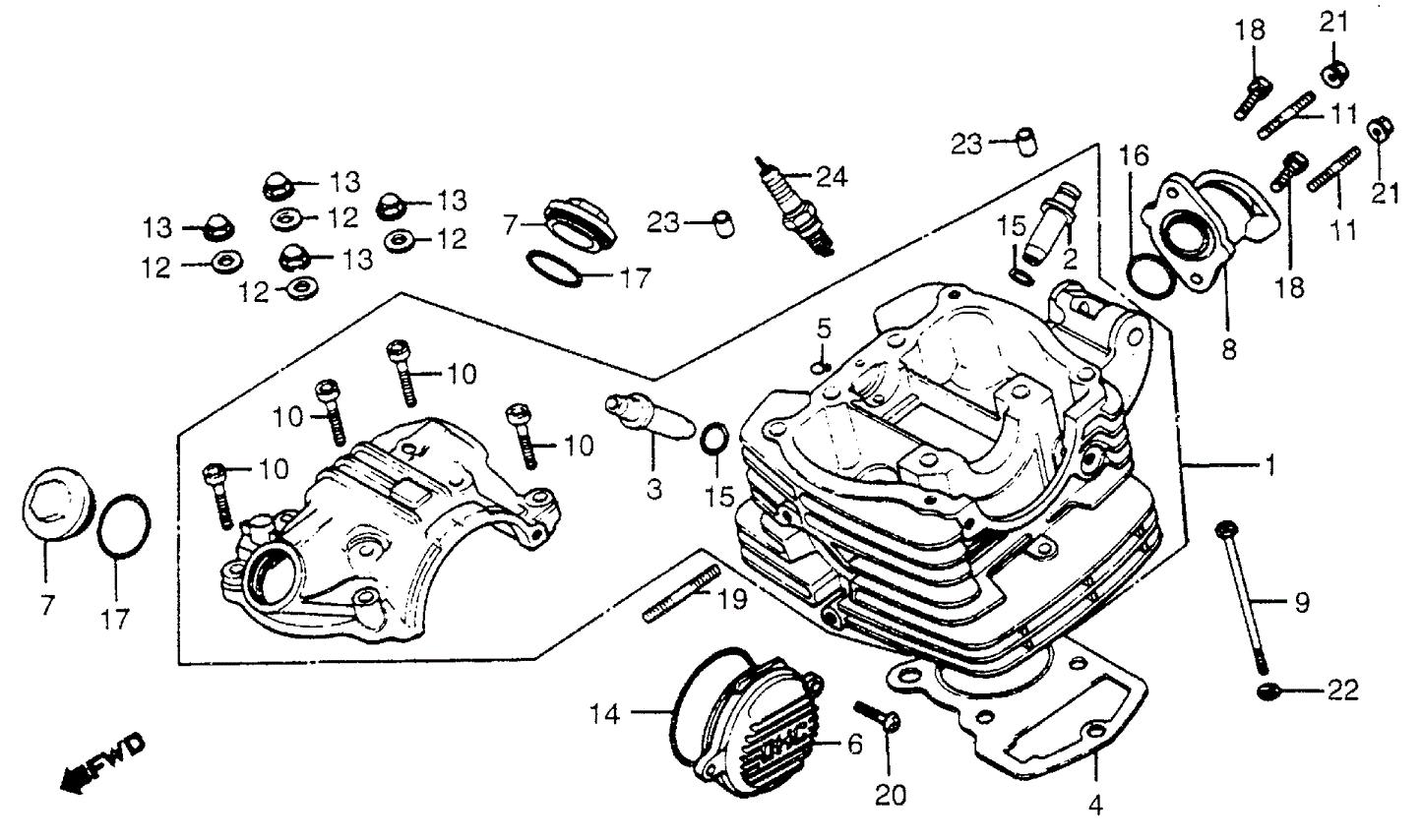 Cover, L. Cylinder Head Side