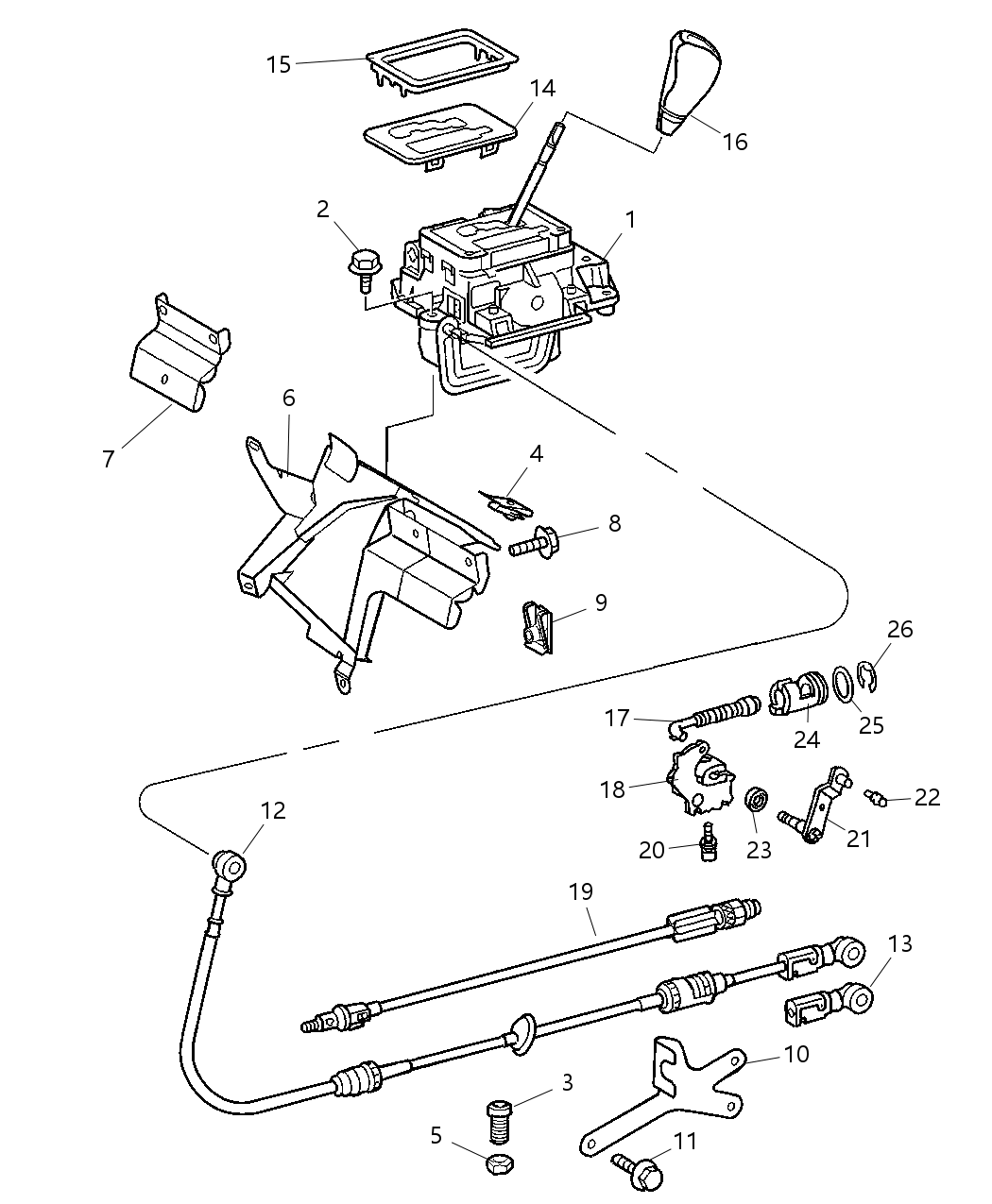 Cable Gear Selector