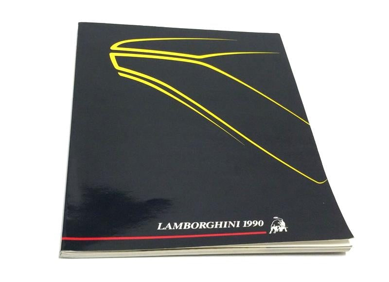 OEM 1990 Lamborghini Factory Yearbook Press Pack Sales Brochure