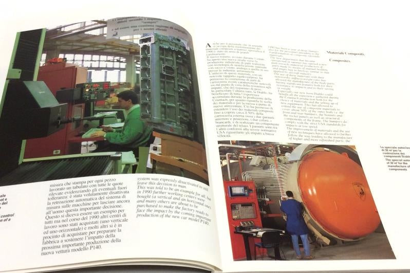 OEM 1990 Lamborghini Factory Yearbook Press Pack Sales Brochure