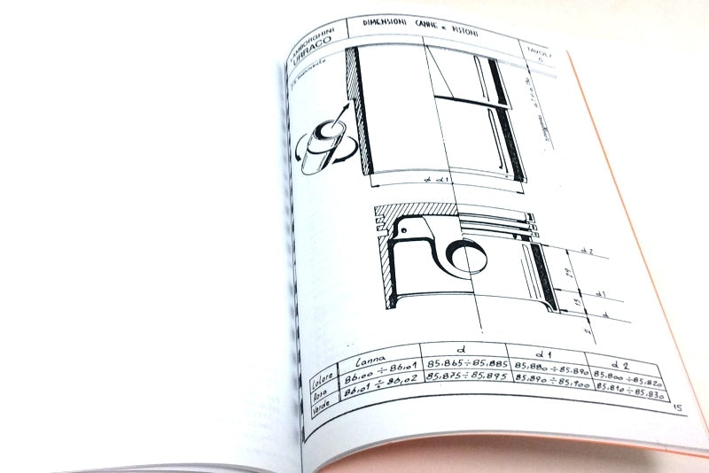 New Lamborghini Urraco 2.4 Service Workshop Manual – Italian Language