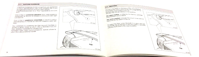 New OEM Lamborghini Diablo 30th Anniversary Special Edition Owner’s Handbook Manual – Mint Condition