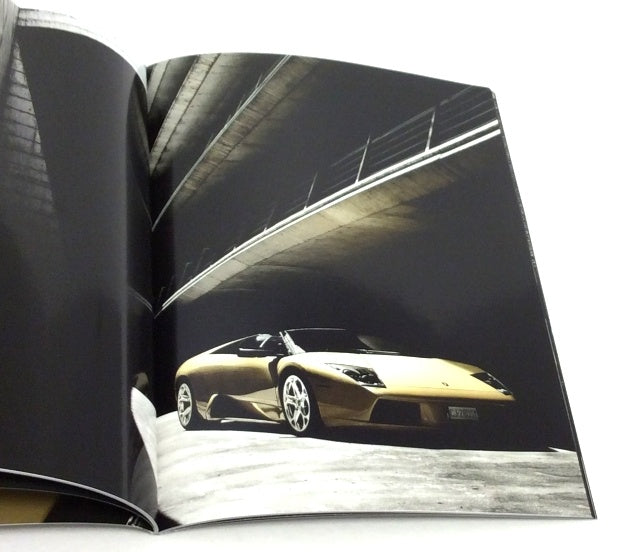 New OEM 2004-2006 Lamborghini Murcielago Roadster New Car Publication (Mini) Brochure German