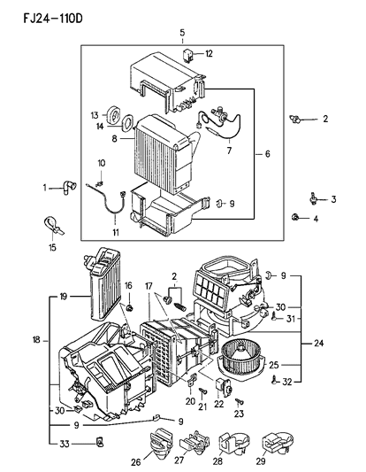 New 1995-1996 Fits Chrysler Avenger Aspirator A/C Evaporator A - Part # MR147005