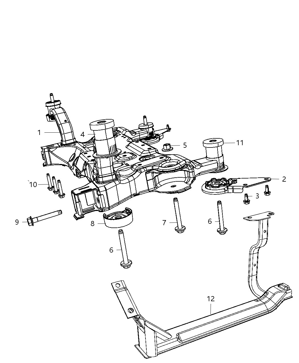 Crossmember Front Suspension