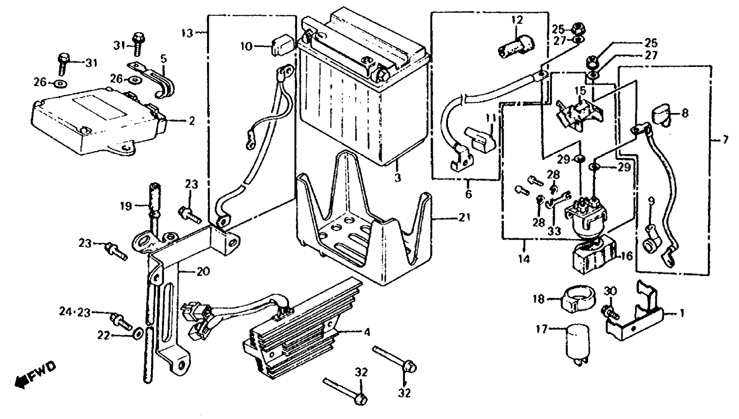 Rectifier Assy., Regulate(Replaces 31600-Mj1-780)