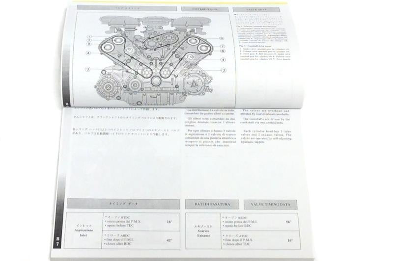 New Reprinted Ferrari F355 Owners Manual Handbook (Japanese)