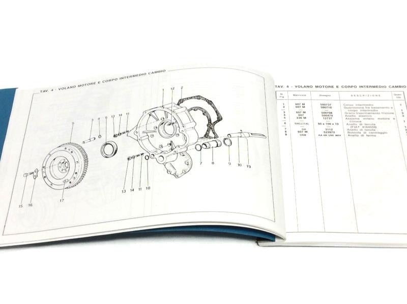 New Reprinted Ferrari Dino 246GT Mechanical Parts Manual Handbook