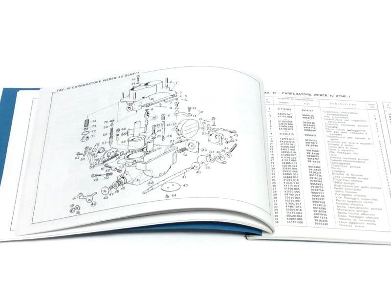 New Reprinted Ferrari Dino 246GT Mechanical Parts Manual Handbook