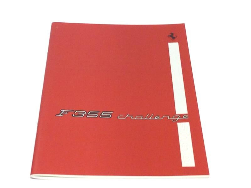 New OEM 1999 Ferrari F355 Challenge Factory Parts, Technical Workshop Illustrations Manual – Cat. 1460/99