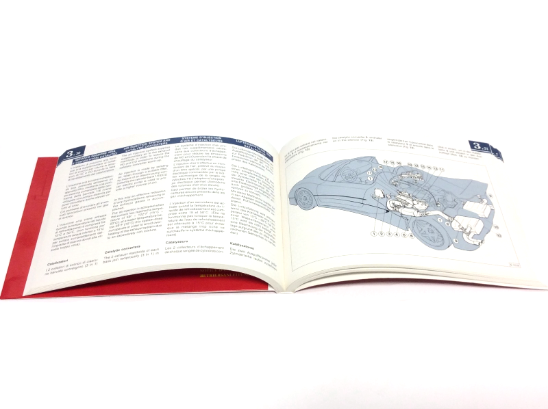 New OEM Ferrari F50 Europe Owner’s Handbook / Operating Manual – 2nd Edition, Cat. #1011/95 (November 1995)