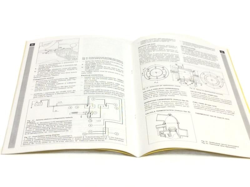 New OEM 1996 Ferrari F355 Challenge Factory Parts, Technical Workshop Illustrations Manual – Cat. 1054A/96