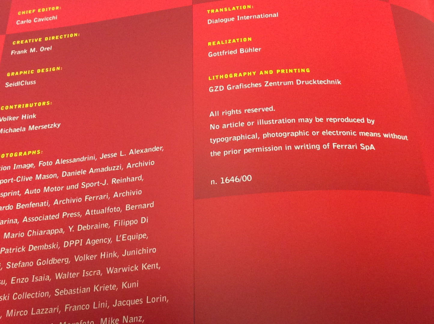 New OEM Ferrari 2000 Yearbook A Comprehensive Review Yearbook 95992764