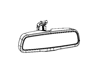 New 2013-2015 Fits Chrysler 1500 Interior Inside Rear View Mirror - Part # 68104884AA