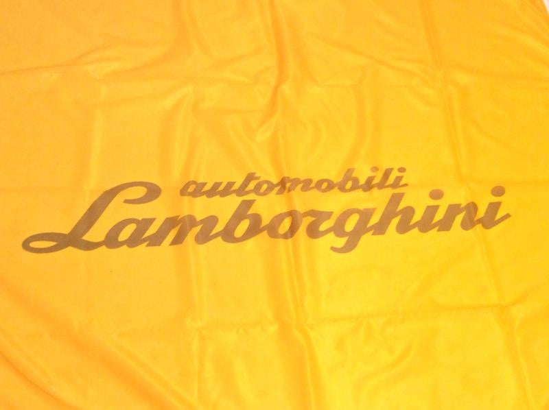 New OEM Lamborghini Full-Size Yellow Flag (1963–2025 Models)