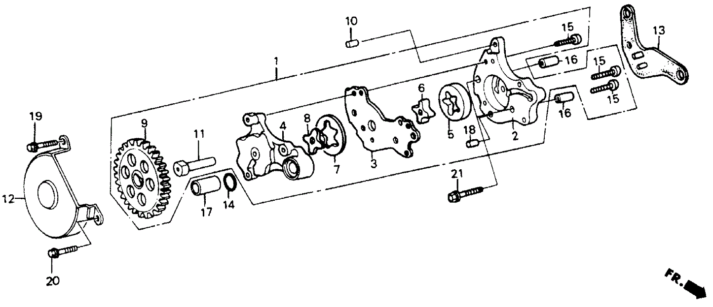 Cover, Oil Pump