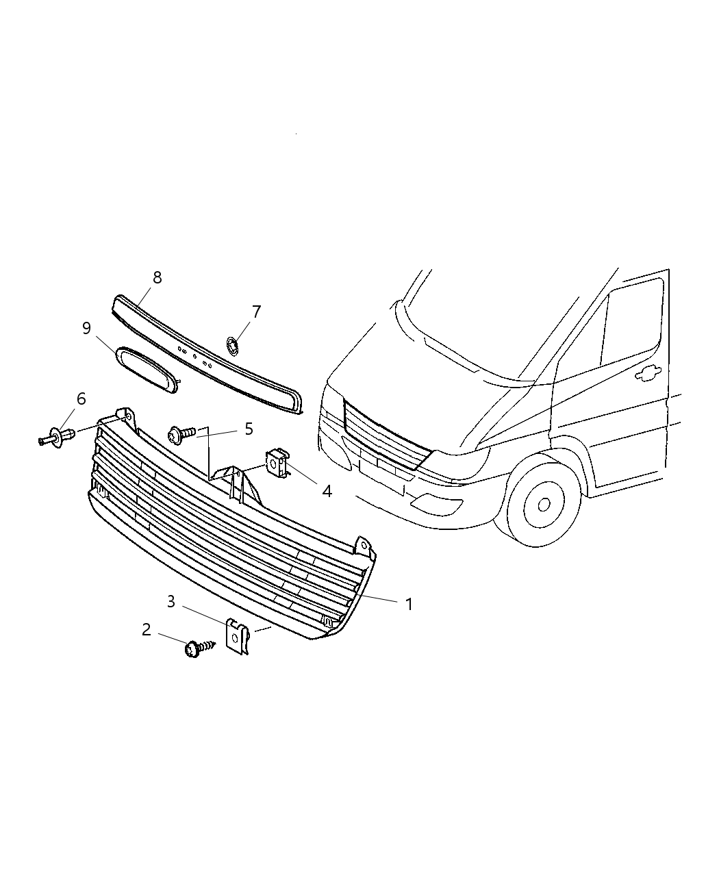 Covering Engine Hood Sprinter