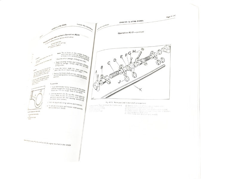 New OEM 59-71 Land Rover Series II & IIA Workshop Repair Manual Vol 1 & Vol 2
