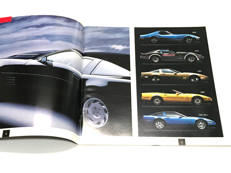 OEM 1991 Chevrolet Corvette Sales Brochure Kit, Coupe, Convertible