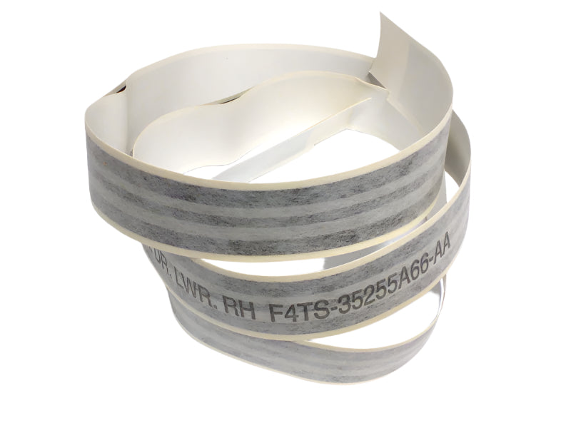 New OEM 1994-1996 Ford Truck Rear Passenger Right Lower Door Royal Blue & Silver Decal Stripe, Part # F4TZ-35255A66-AA