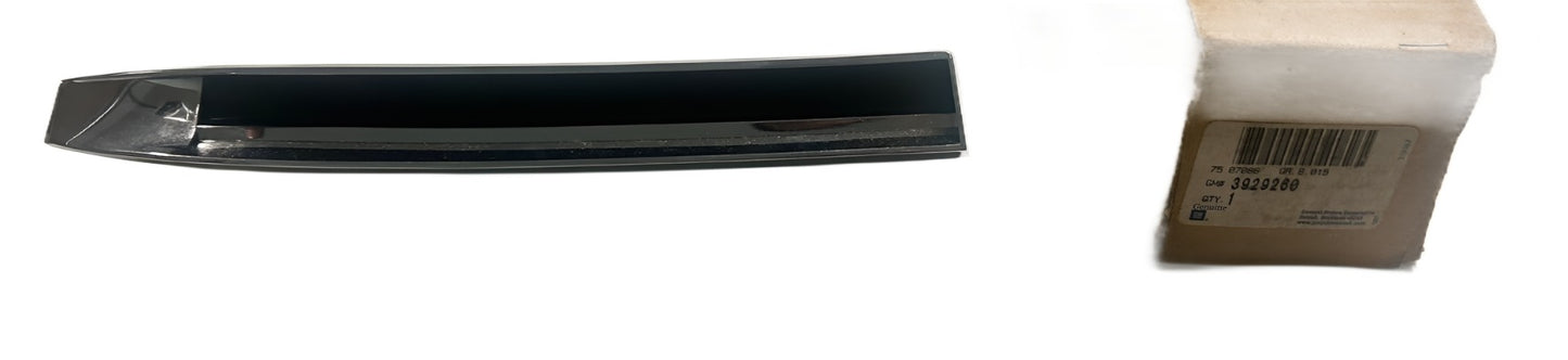 New OEM 1968-1972 Corvette Metal Chrome Hood Insert Right, Part # 3929260