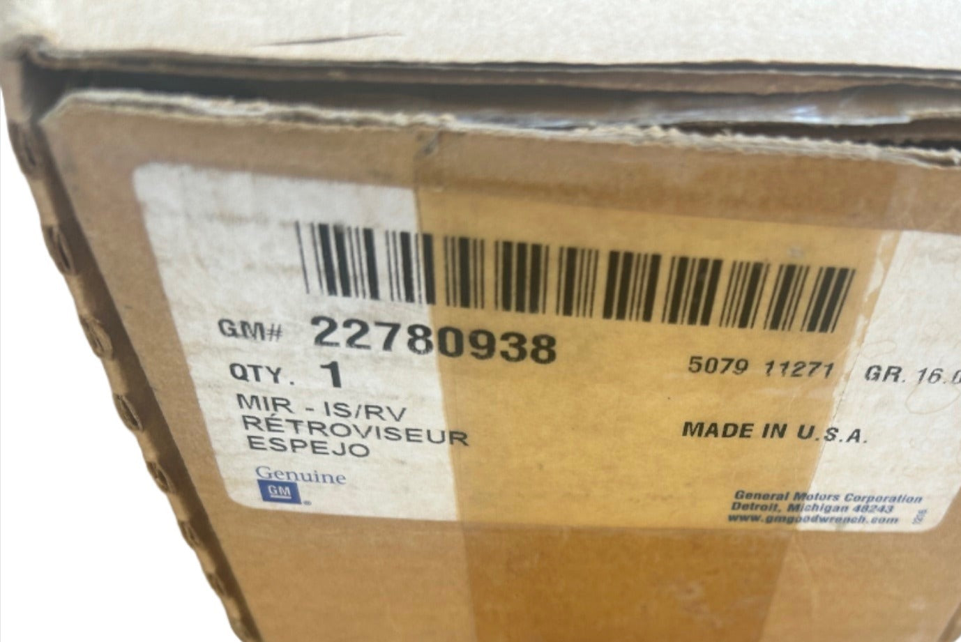 New OEM 2012-2014 Camaro Rear View Mirror Interior Display, Part # 22780938