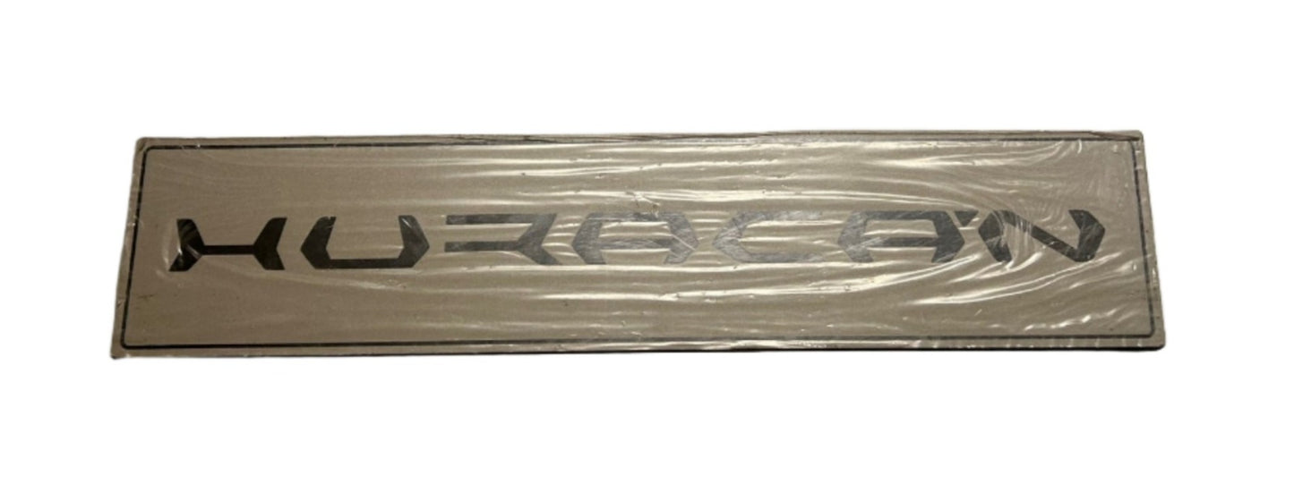 New OEM Lamborghini Huracan Factory Showroom Name Plate