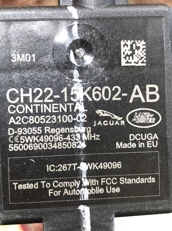 New OEM 2008-2021 Land Rover Sport Tire Pressure Monitoring Receiver, Part # LR044370