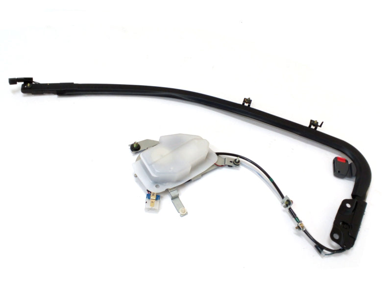 New OEM 1993-1994 Mitsubishi Mirage Driver Left Passive Restraint Belt Track Assembly, Part # MR219894