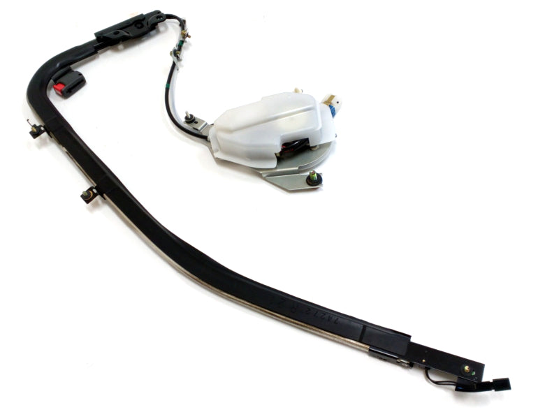 New OEM 1993-1994 Mitsubishi Mirage Driver Left Passive Restraint Belt Track Assembly, Part # MR219894