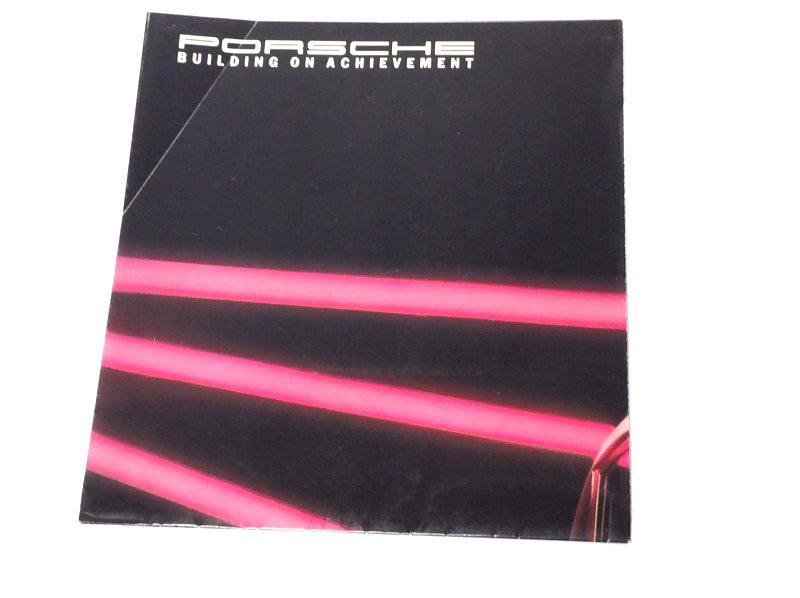OEM 1987 Porsche 959 Technical Specifications Sales Brochure