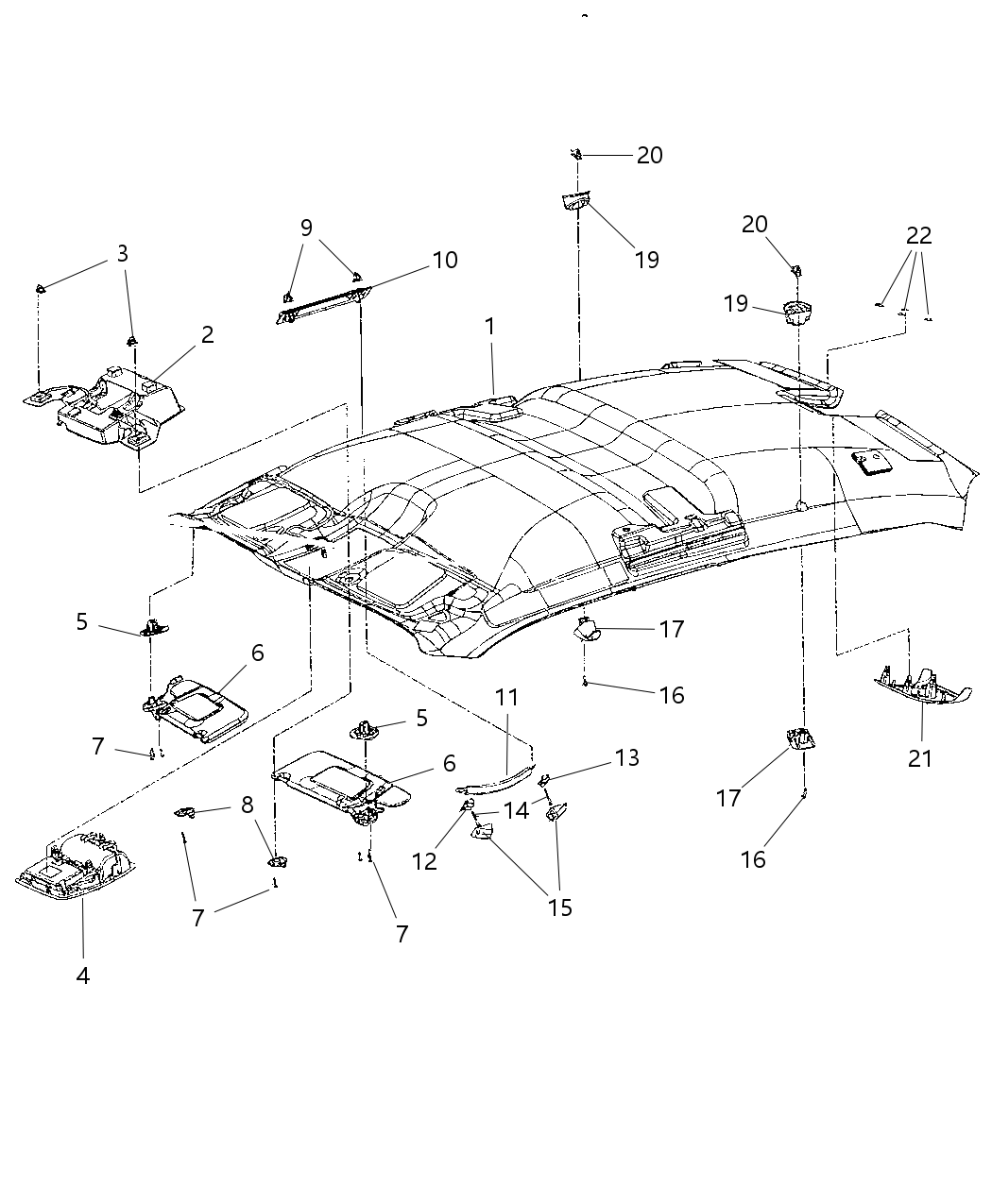 Retainer Overhead Console