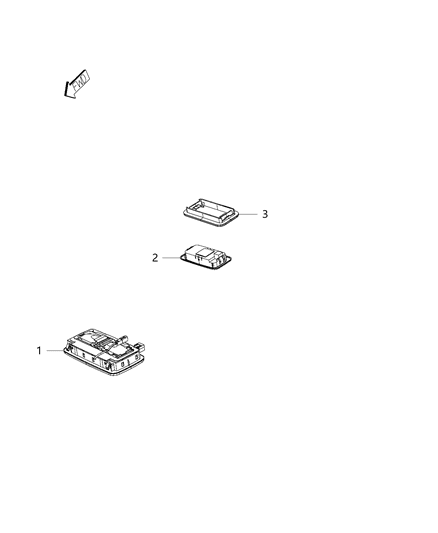 New 2015-2017 Fits Chrysler ProMaster City Lamp-Dome And Reading - Part # 5XY25LDMAA