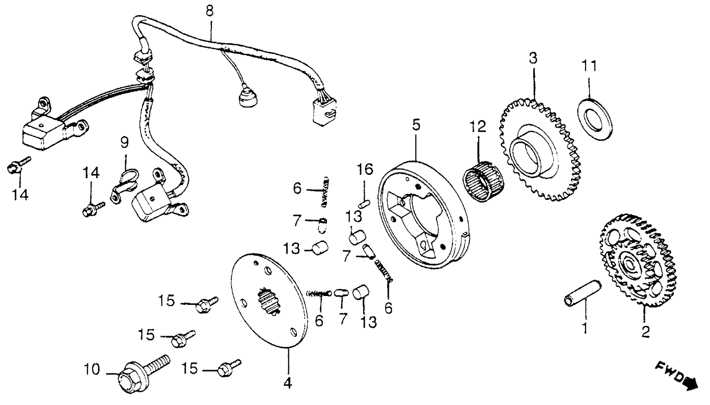 Flange, Starter Clutch