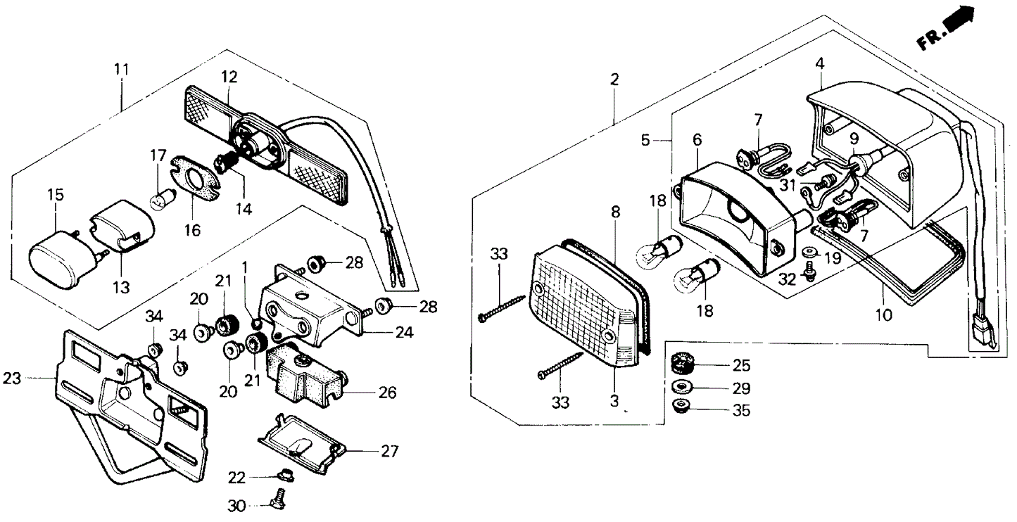 Bracket, Number Plate