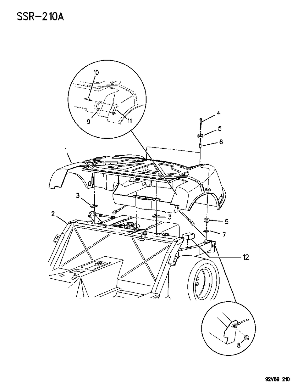 Pan Assembly, Trunk (Primed)