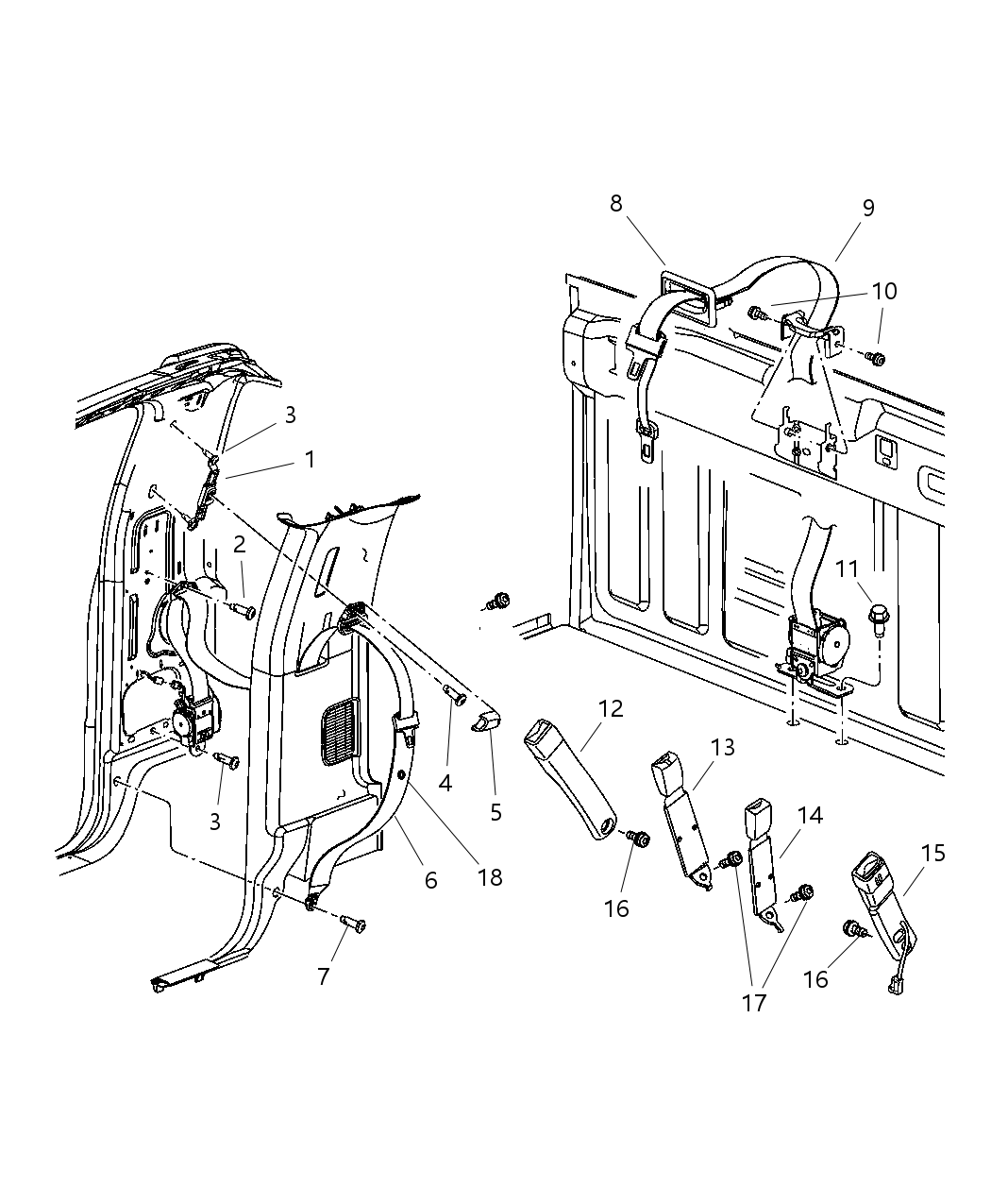 Seat Belt Front Outer