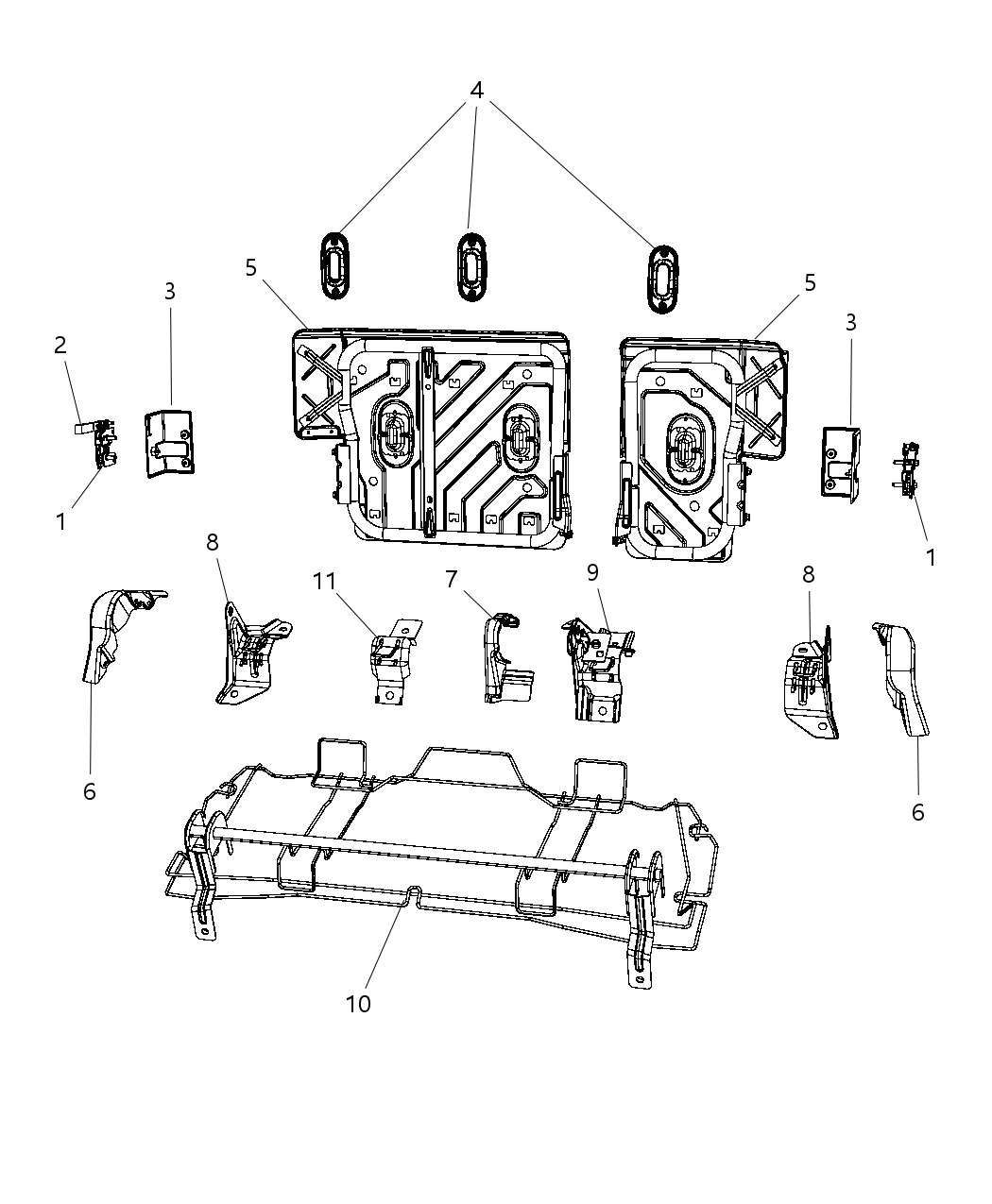 Bezel Seat Latch