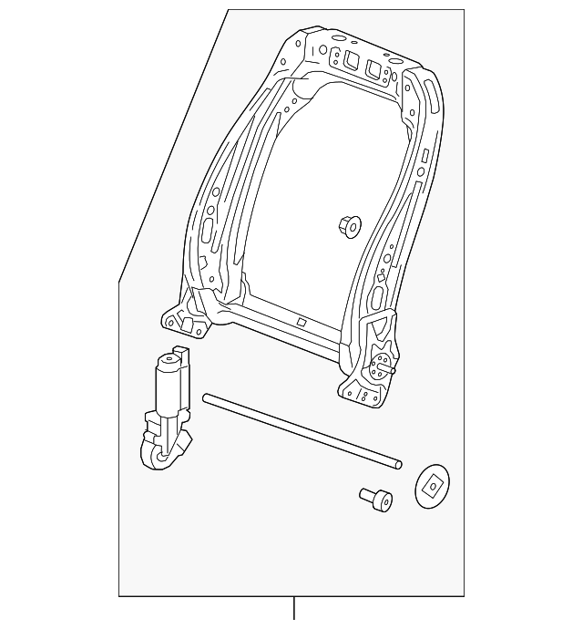 Driver Seat Back Frame