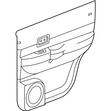 Panel Rear Door Trim