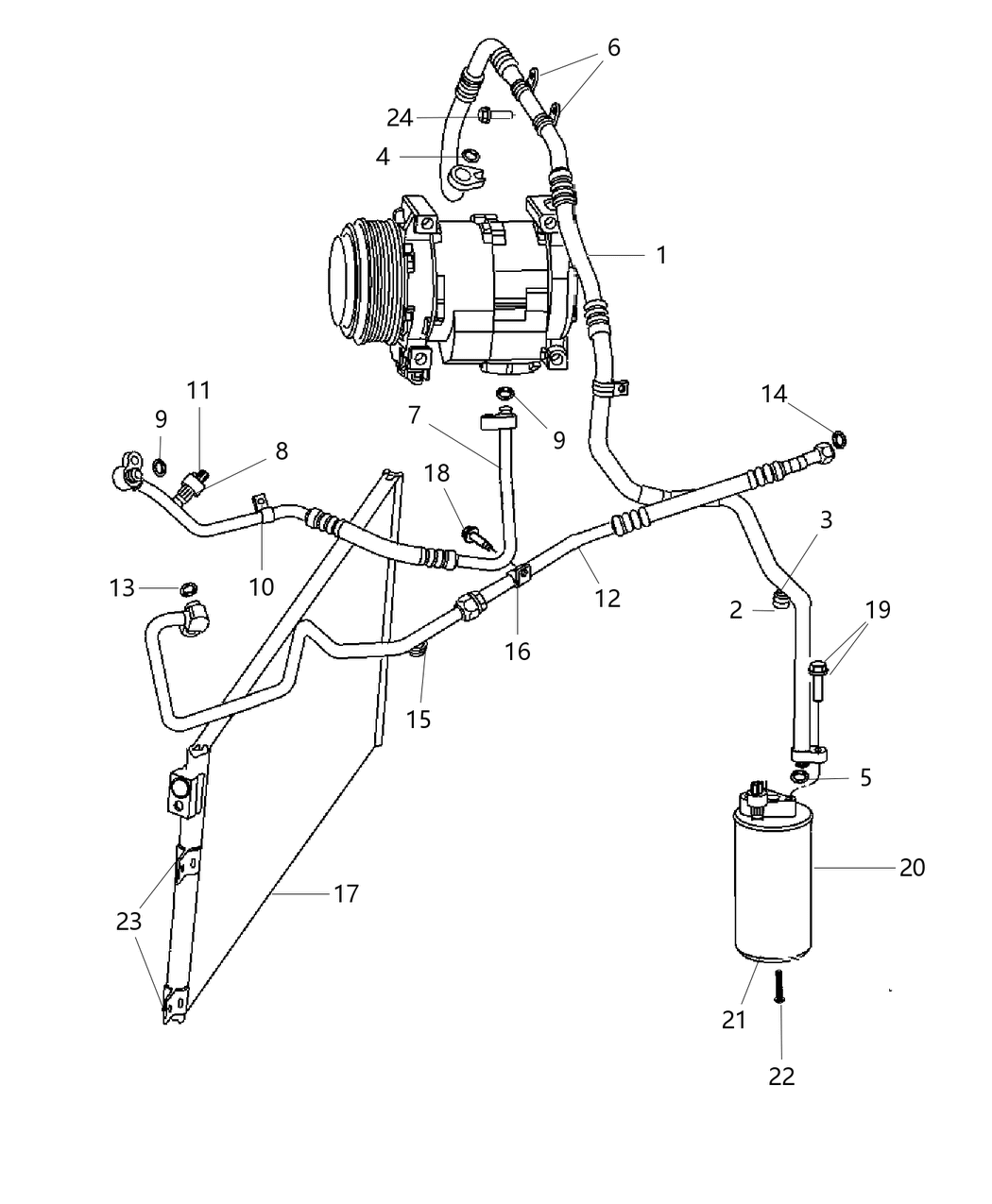 O Ring A/C Line