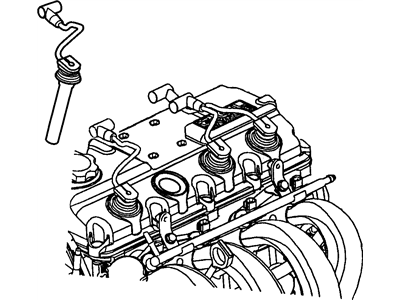 New OEM Genuine Plymouth, Spark Plug Wire - Part # 5033236AB