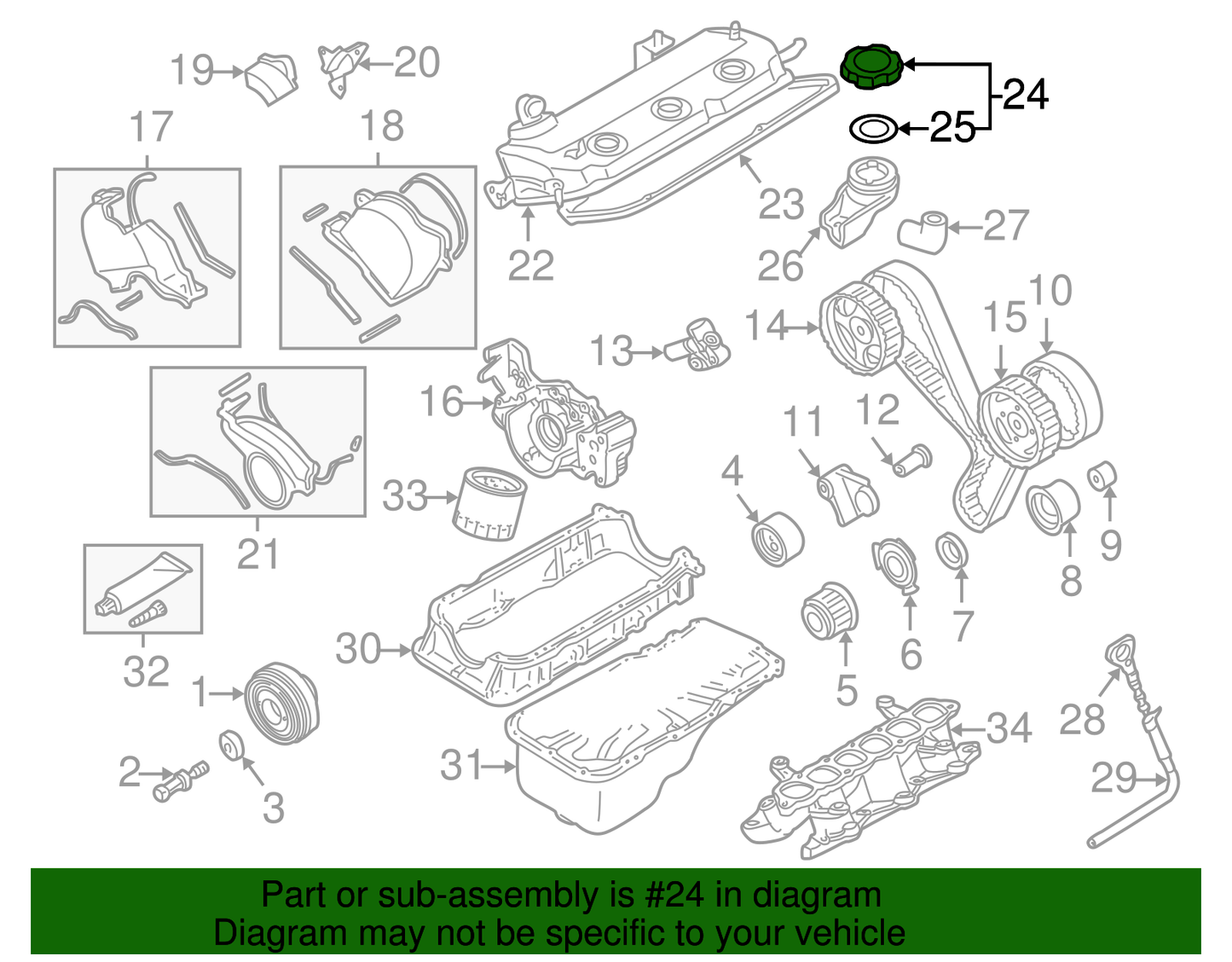 Engine Oil Filler Cap